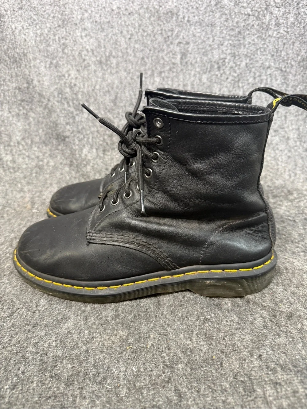Dr. Martens 1460 Mono Black Leather Combat Boots Men’s 9